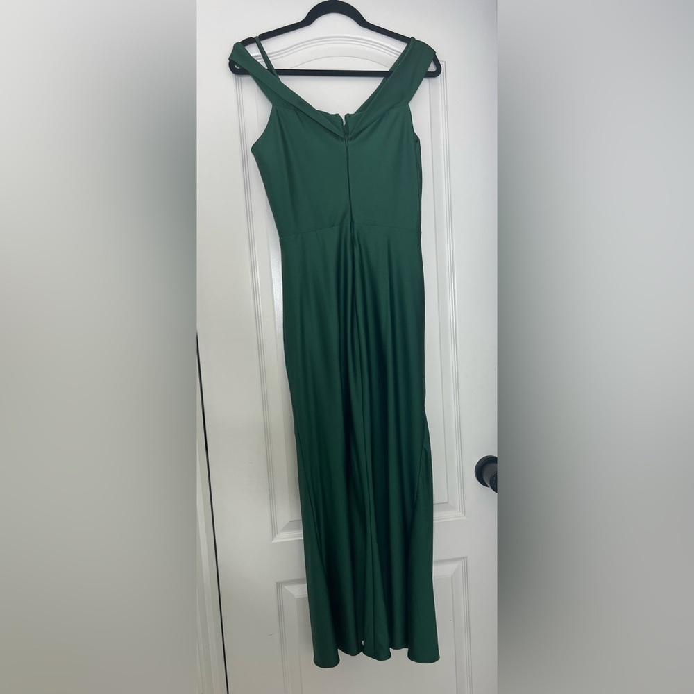 Elegant Green Women's Dress - Picture 4 of 8
